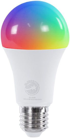 GloboStar Smart LED Bulb 12W for Socket E27 and Shape A60 Adjustable White 1200lm Dimmable