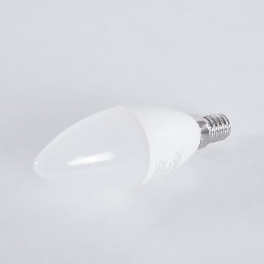 GloboStar Smart LED Bulb 5.5W for Socket E14 and Shape C37 Adjustable White 550lm Dimmable