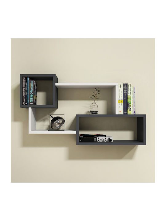 Shelf Wall Tanner Grey-White 90.5x20x51cm