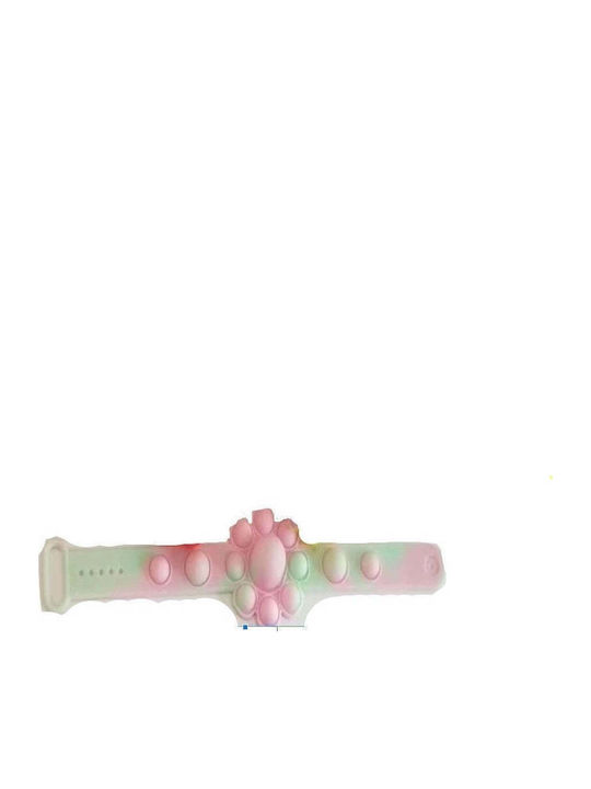 Silicone Stress Toy Reversible Octopus Bracelet Multicolor Green