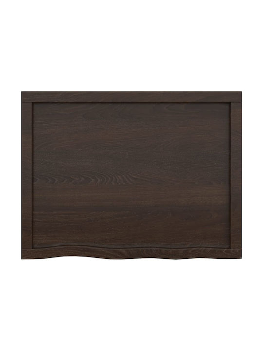 Brown Wall Shelf 80x60x4cm