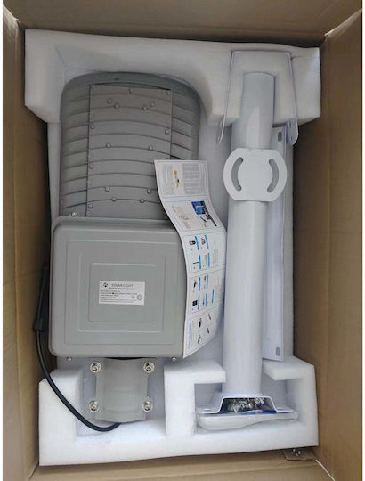 Lampă Solară Stradală 25W 2250lm Alb Rece 6500K cu Senzor de Mișcare și Telecomandă IP65 51.5cmx21cmx7.5cmcm