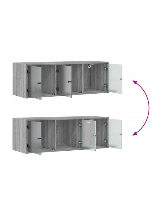 Cabinet Wall Gray 102x37x35cm