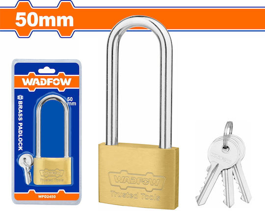 Wadfow Alamă Lăcăt Prelungit cu cheie 50mm 1buc