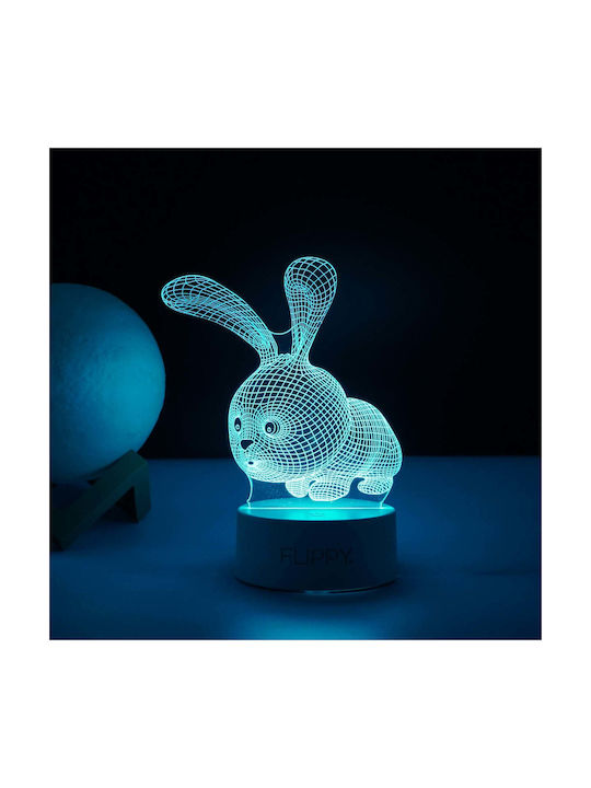 Dekorative Lampe 3D-Illusion Mehrfarbig
