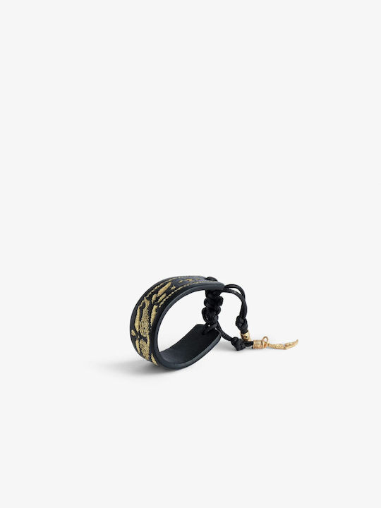 Zadig & Voltaire Armband Handschellen aus Leder