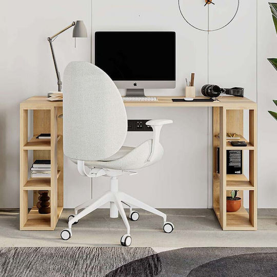 Schreibtisch Colmar Holz sapphire oak 140x60x75cm