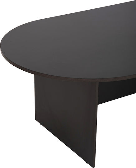 Meeting Table Caitlyn Wooden Brown 200x100x75cm