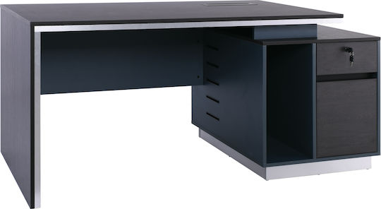 Офис Бюро Advance Дървено Сиво 200x80x75см EO824