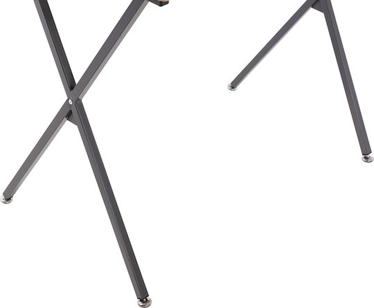 Schreibtisch Holz Grey / Natural mit Metallbeinen 90x50x78cm