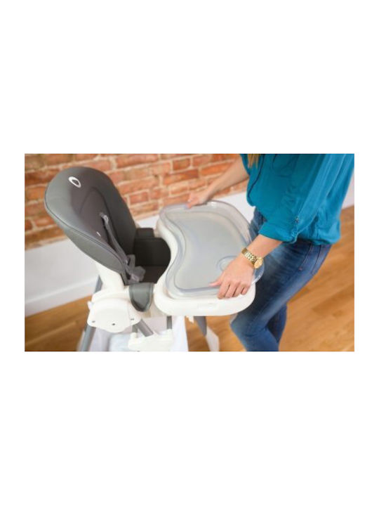 Lionelo Linn Plus Foldable Baby Highchair with Adjustable Height Dark Gray