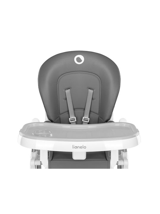 Lionelo Linn Plus Foldable Baby Highchair with Adjustable Height Dark Gray