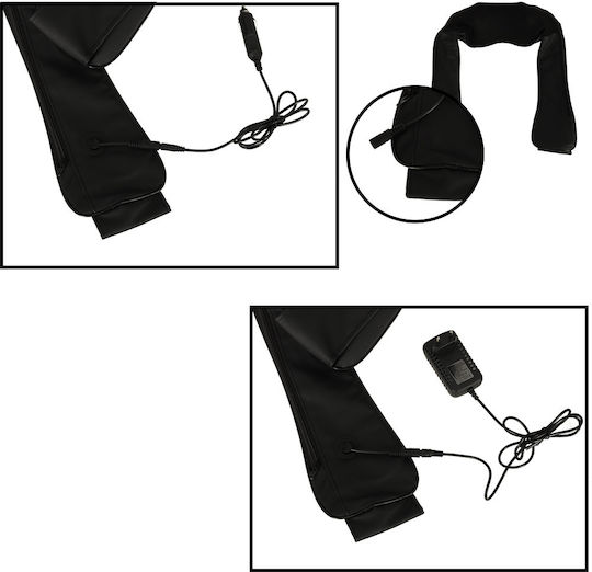 ikonka Massage Device Shiatsu for the Neck, the Head, the Back, the Legs & the Body against Cellulite with Heating Function