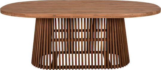 Remik Τραπεζαρίας Φυσικό 200x100x75.5εκ.