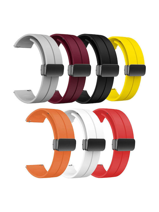 KOSTELO Rubber Strap Black 22mm