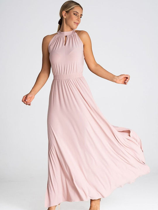 Figl Maxi Abendkleid Rosa