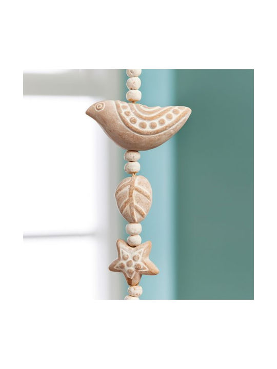 Synchronia Hanging Decorative made of Ceramic Material Μελωδος 42x9cm 1pcs