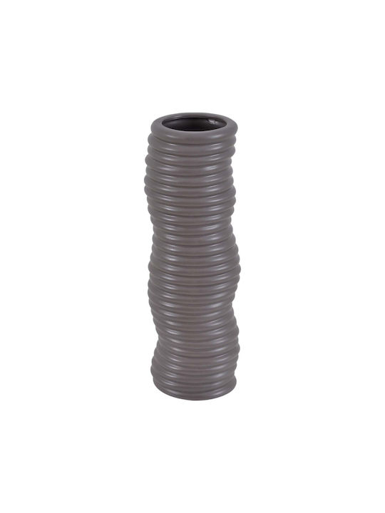 Ankor Decorative Vase Gray 15.4x12.5x45.5cm