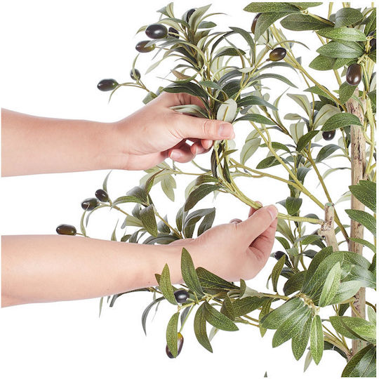 Artificial Outdoor Tree Olive Green 155cm Vevor