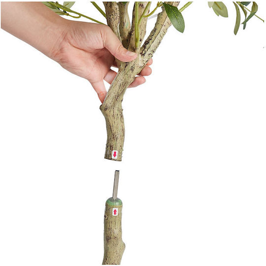 Artificial Outdoor Tree Olive Green 155cm Vevor