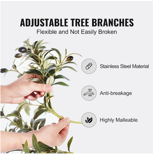 Artificial Outdoor Tree Olive Green 155cm Vevor