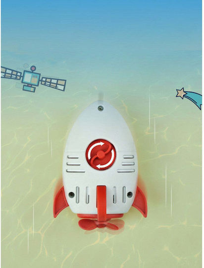 Badespielzeug Kinder Flippy Wasser Rakete 11 cm Weiß