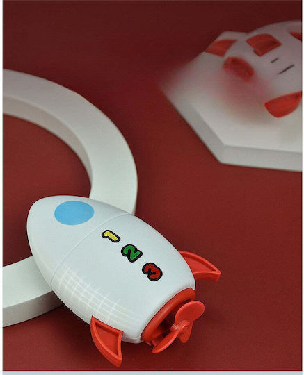 Badespielzeug Kinder Flippy Wasser Rakete 11 cm Weiß