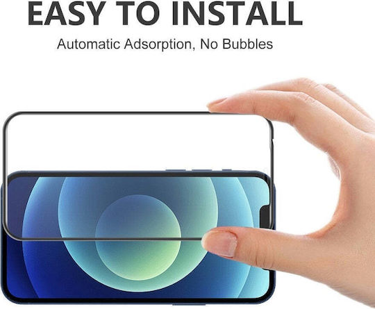 0.3mm Adeziv complet Full Face Tempered Glass Negru (Redmi Note 10 / 10s / Poco M5s)