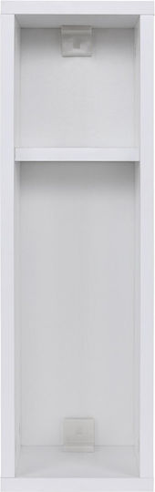 Nachttisch Turra White 20x15x65cm