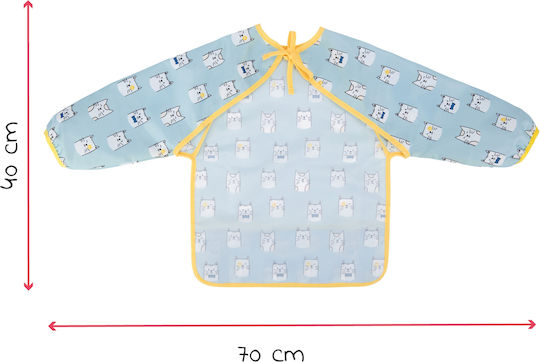 Badabulle Salopetă material textil cu Buzunar & Mâneci ALBASTRU pentru 4 m+