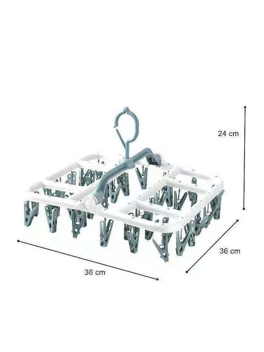 Pliere Suport de uscat rufe Pandantiv din plastic 36x24cm