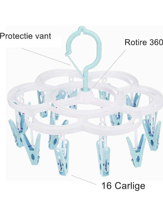 Pliere Suport de uscat rufe Pandantiv din plastic 26x21cm