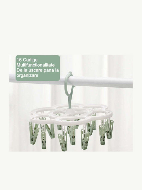 Pliere Suport de uscat rufe Pandantiv din plastic 26x21cm