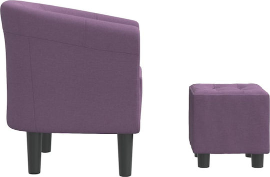 Фотьойл С поставка за крака Purple 70x56x68см