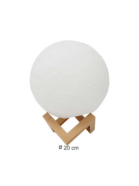 Διακοσμητικό Φωτιστικό LED Moon Light 3εκ.