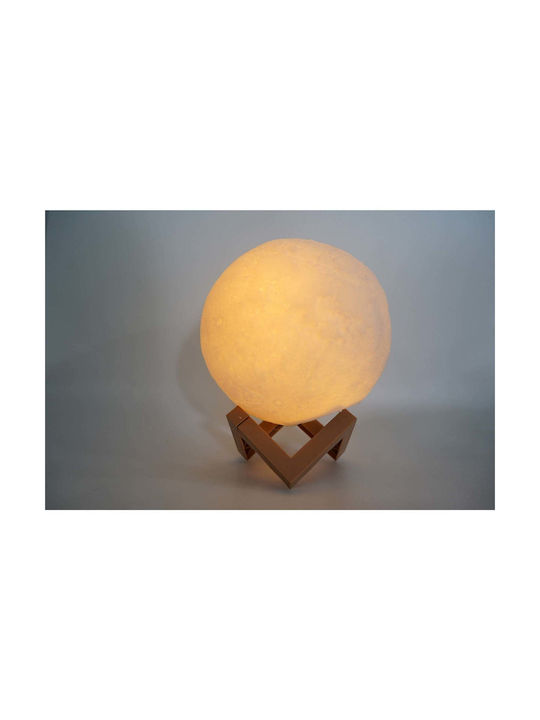 Dekorative Lampe Mondlicht Weiß
