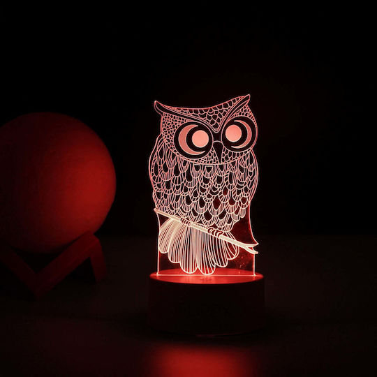 Lustră Decorativă Iluzie 3D Alb