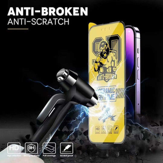 0.3mm Ceramică Screen Protector Negru (Oppo Reno8 Pro)