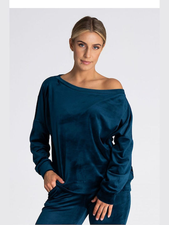 Figl Damen Bluse Blau