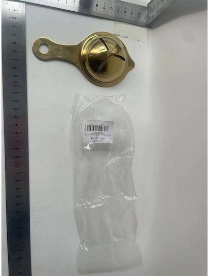 Separator de ouă separă albușul de gălbenuș din oțel inoxidabil ușor de folosit 14x7.5 cm aur