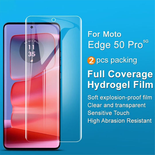 Imak Hydrogel Displayschutzfolie 2Stück (Motorola Edge 50 Ultra 5G)