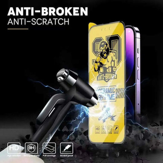 0.3mm Ceramică Screen Protector Negru (Huawei Nova Y90)