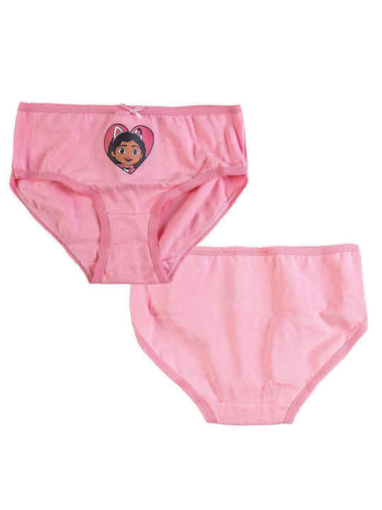 Disney Kids Set with Briefs Pink 5pcs