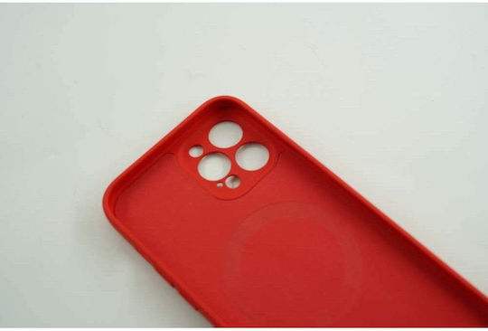 Back Cover Σιλικόνης Κόκκινο (iPhone 12 mini)