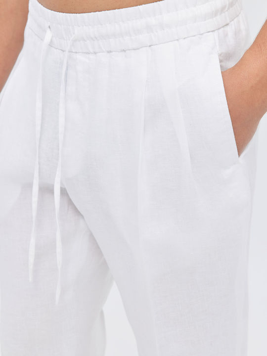 Aristoteli Bitsiani Men's Trousers White