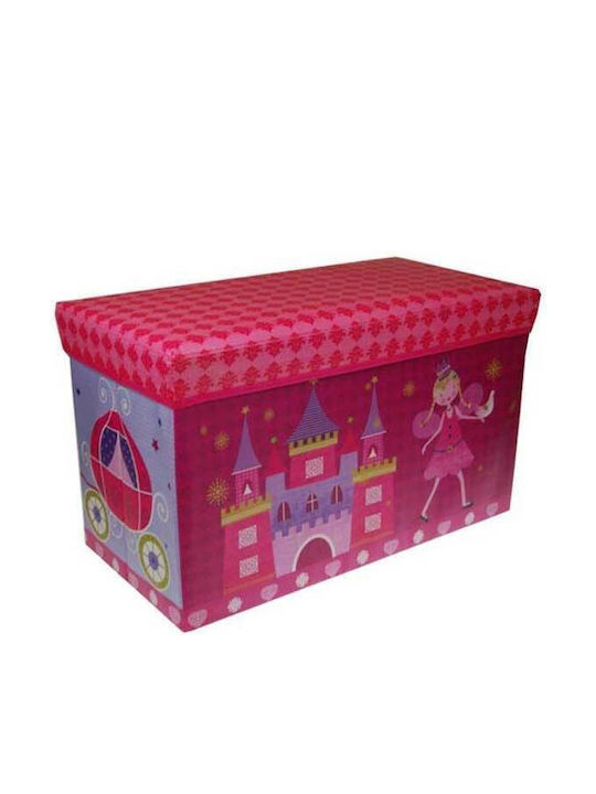 Next Children's Stool with Storage Space made of Fabric Fuchsia 60x35x35cm 1pcs