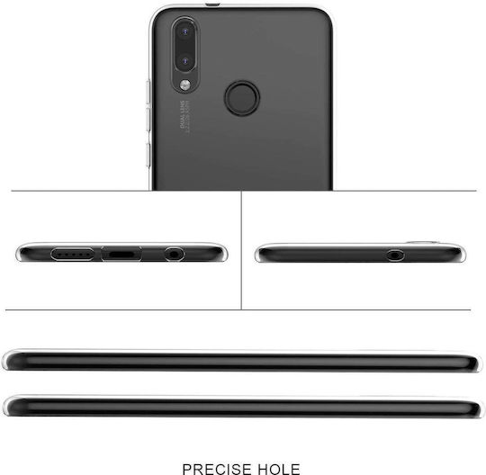 Back Cover Σιλικόνης 0.1mm Διάφανο (Huawei P20 Lite)