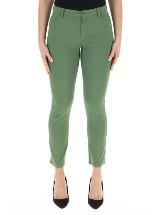 Diana Gallesi Women's Cotton Trousers Green