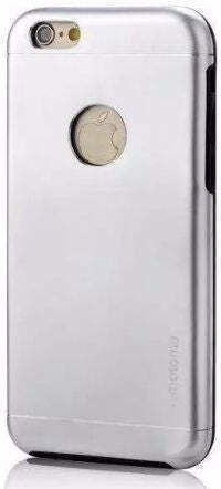 Motomo Back Cover Πλαστικό Ασημί (iPhone 6/6s)