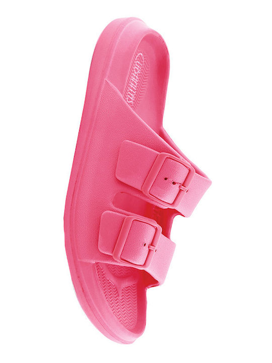Frauen Flip Flops in Fuchsie Farbe